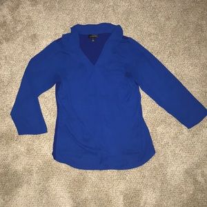 The Limited size small tall royal blue shirt
